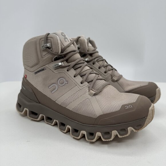 On Running Women's Cloudrock Waterproof Hiking Boots 6 Mid-Top Ankle Cloud Rock - Picture 1 of 10